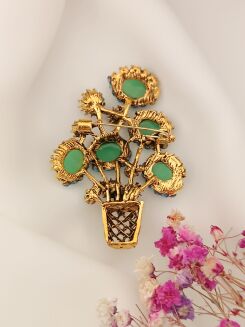 Śliczny bukiet zielona kolorystyka - 3