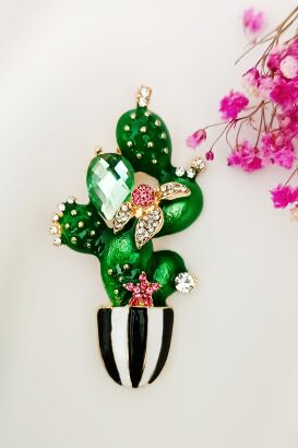 Super broszka kaktus