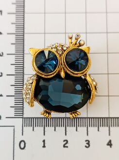 Piękna granatowa sowa - 2