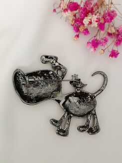 Młodzieżowa broszka piesek - 3