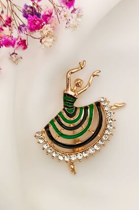 Baletnica zielono zlota