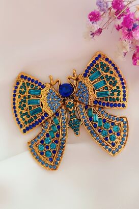 Cudny motyl mocno zdobiony