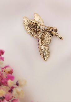 Kolorowy koliberek z cyrkoniami - 3