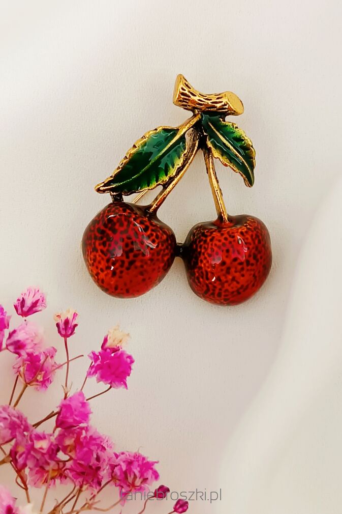 Śliczne czerwone wiśnie