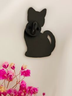 Kolorowy pin kot - 2