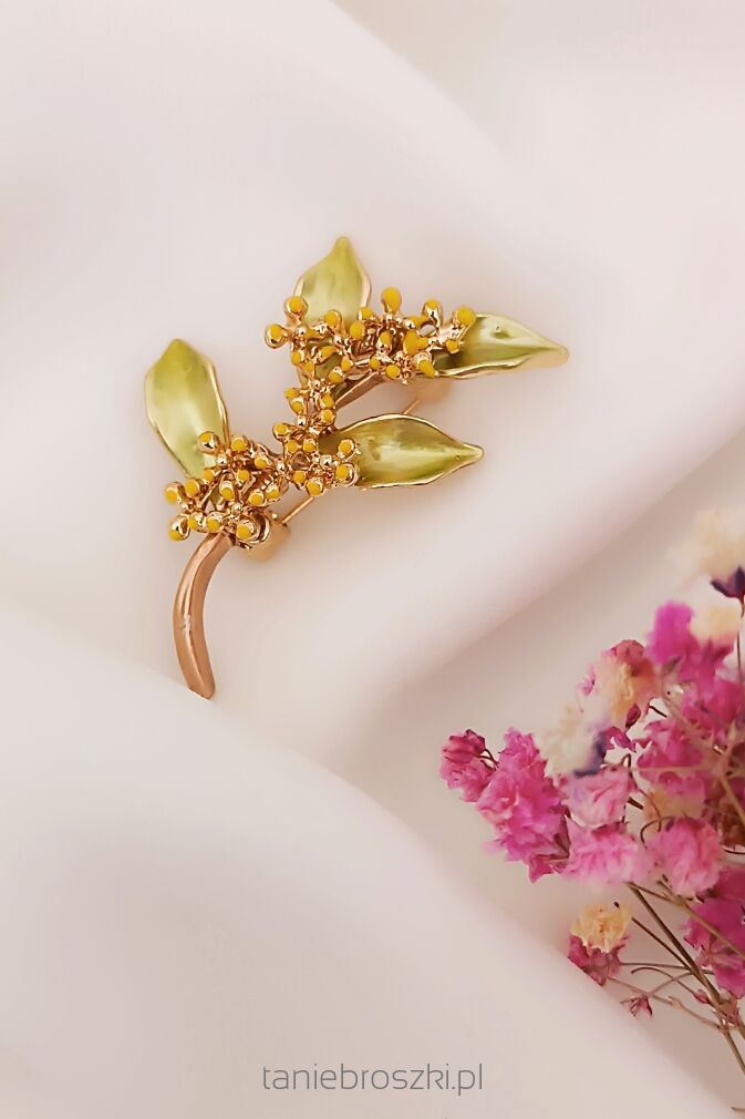 Delikatna kobieca broszka