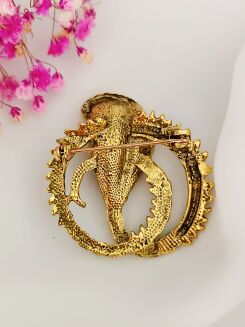 Super broszka złoty wąż - 2