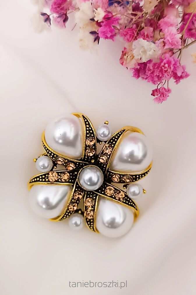 Broszka w stylu retro/vintage