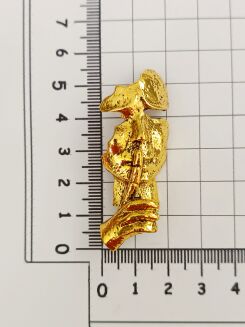 Nowoczesna broszka twarz w stylu vintage - 2