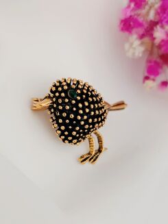 Metalowy maleńki ptaszek - 3