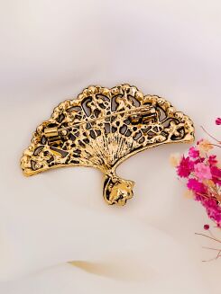 Piękna broszka wachlarz - 3