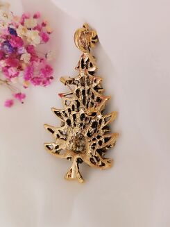 Choinka z kolorowymi cyrkoniami - 2